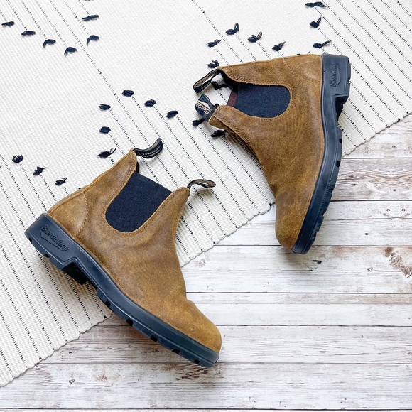 Blundstone Shoes - Blundstone #1911 Suede Chelsea Boots Tobacco Brown Size 8.5 5.5